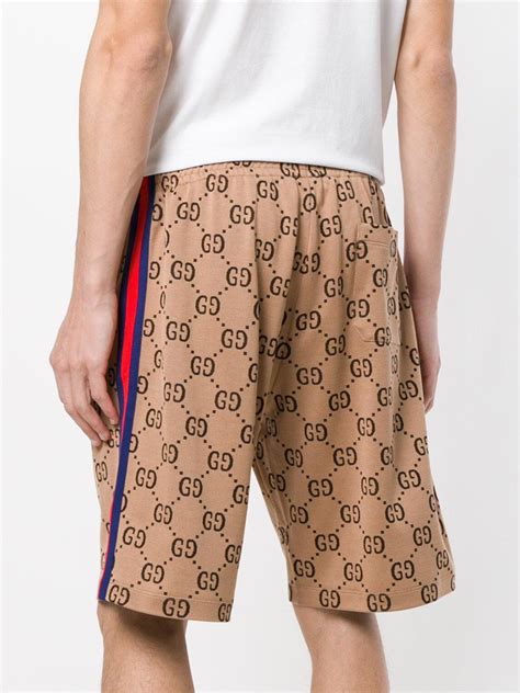 shorts uomo gucci|men's gucci cotton gg shorts.